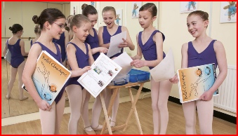 Royal Academy of Dance ballet students