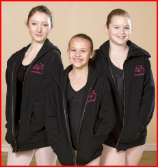 Photo of girls wearing Jill Bridger hoodies