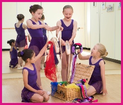 Junior Ballet students