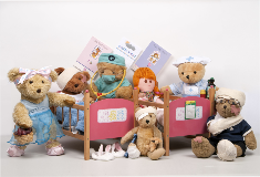 Bear and doll hospital