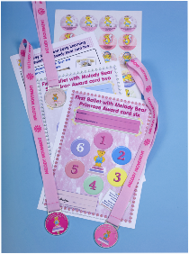 Melody Movement sticker award schemes