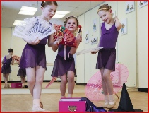 ballet classes at the Jill Bridger School of Dance
